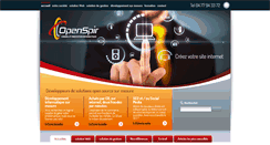 Desktop Screenshot of openspir.fr